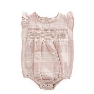 Pehr Ruffle One-piece in Coastal Stripe Peony